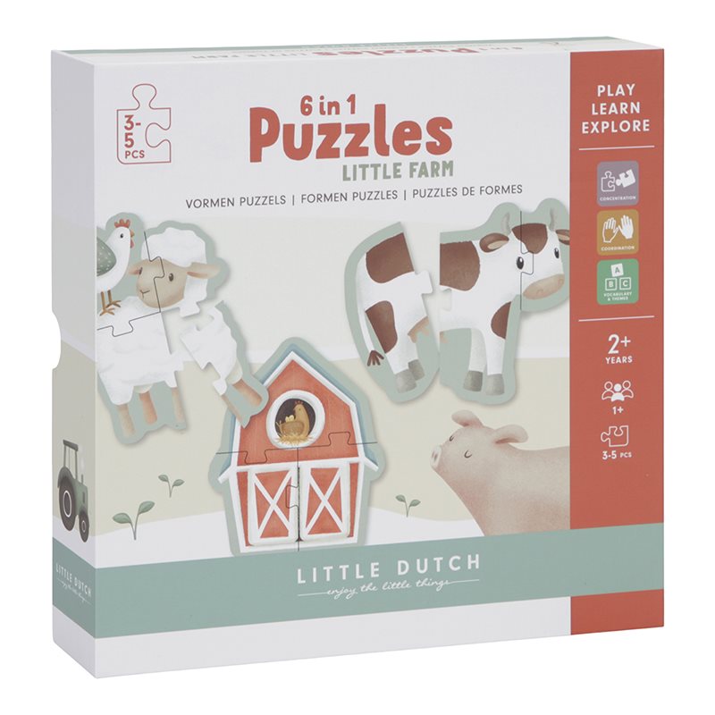 Puzzle 6 em 1 | Little Farm