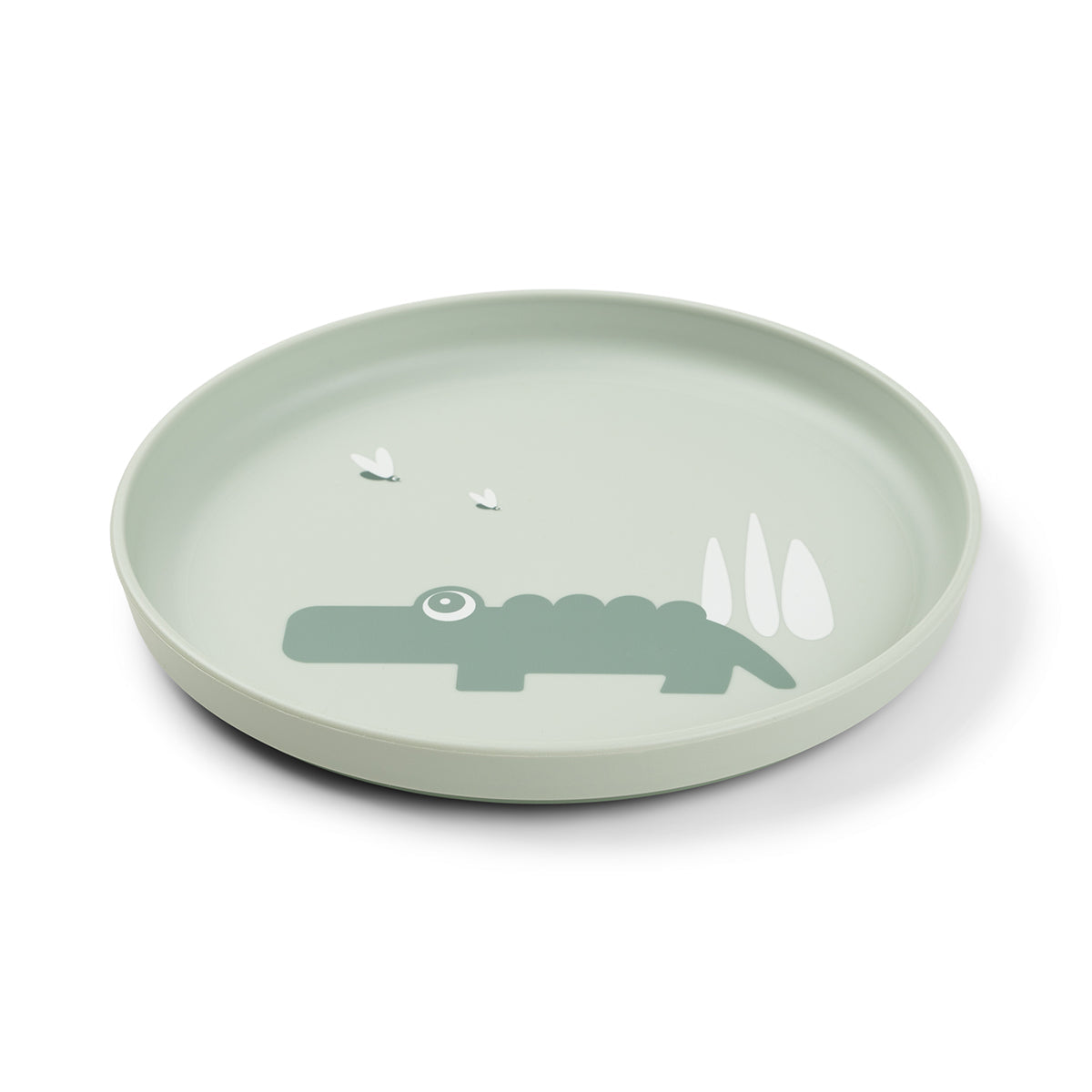 Green Crocodile Plate