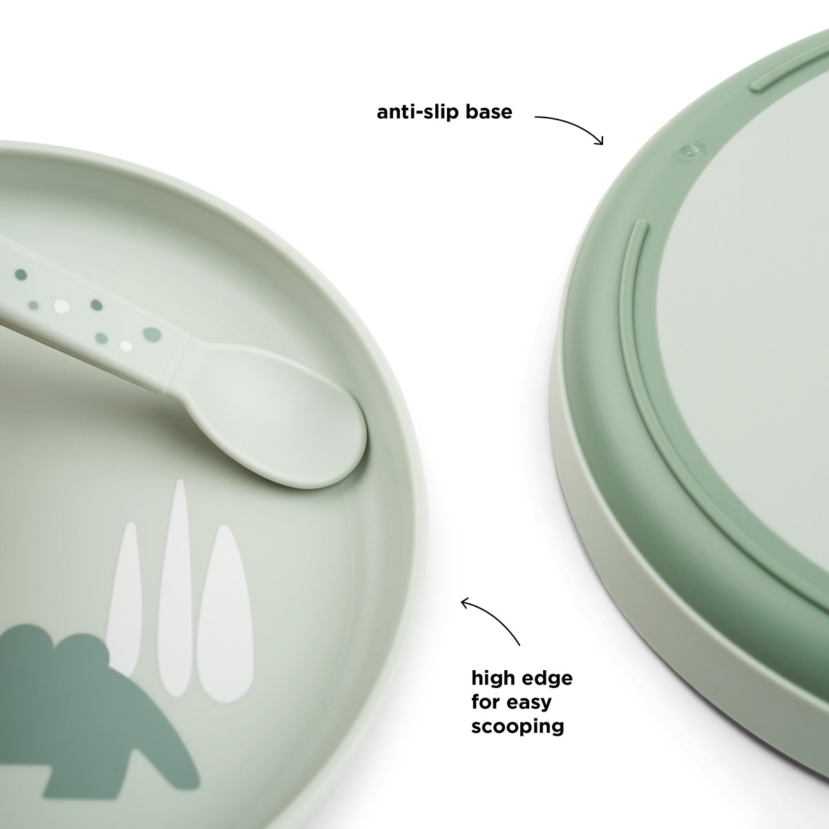 Green Crocodile Plate