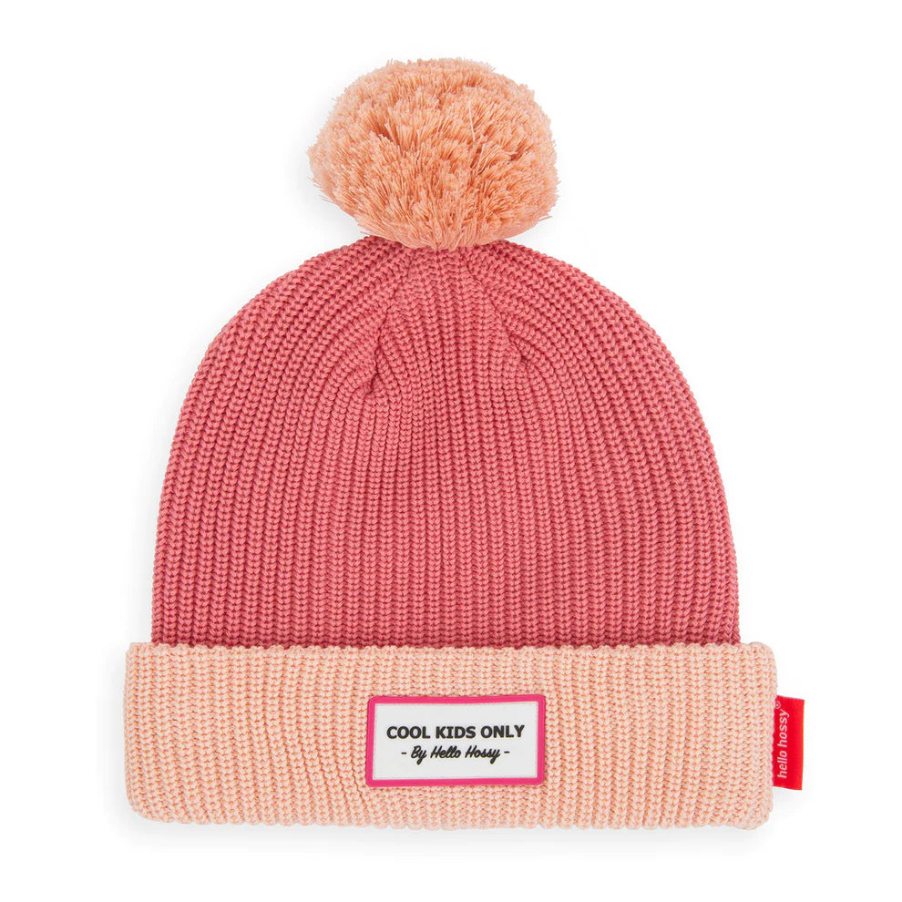 Gorro Color Block Blush