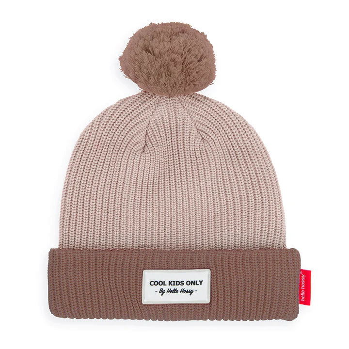 Gorro Color Block Coffee