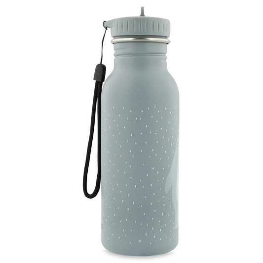 Pormenor da garrafa Trixie de 500 ml Mr. Shark | trixie-garrafa-aco-inox-500ml-mr-shark-lollakids