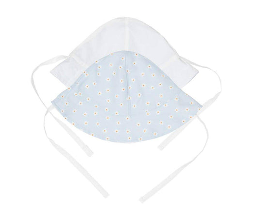 Chapéu de Sol Reversível Daisies azul/branco