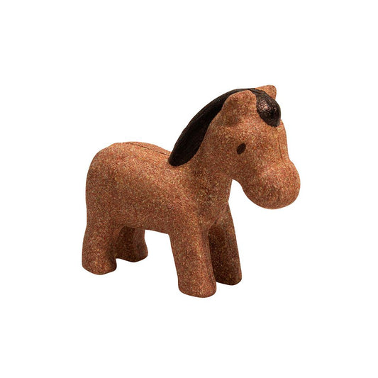 Cavalo de madeira PlanToys | animais-madeira-plantoys-brinquedo-educativo-lollakids