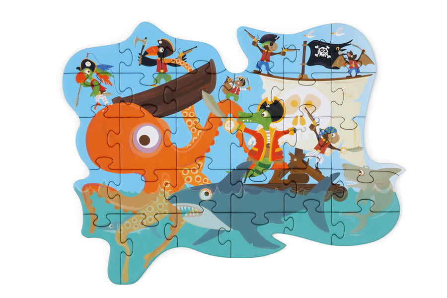 Puzzle de Contorno | Piratas