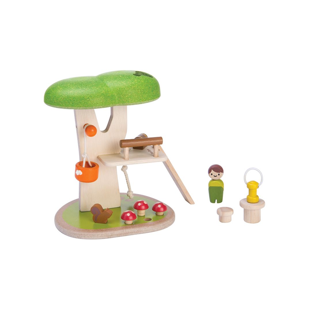 Casa na árvore PlanToys com embalagem sustentável | plantoys-casa-arvore-faz-de-conta-lollakids