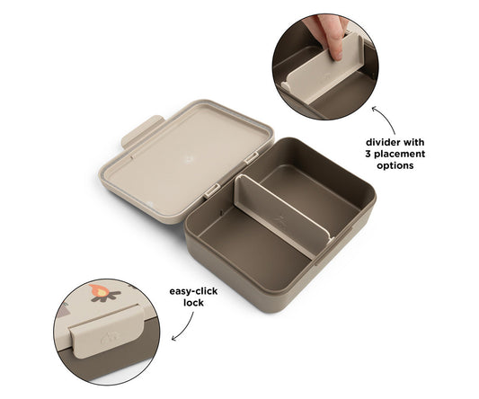 Lunchbox Tiny Trails Sand vista lateral fechada | done-by-deer-lunchbox-tiny-trails-sand-lollakids
