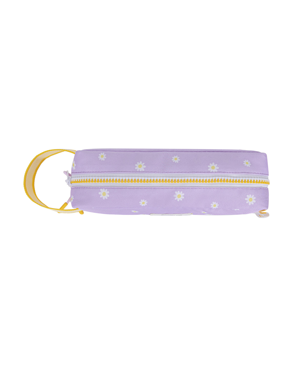 Estojo May Daisy Lilac detalhe do estampado floral | may-estojo-escolar-daisy-lilac-lollakids