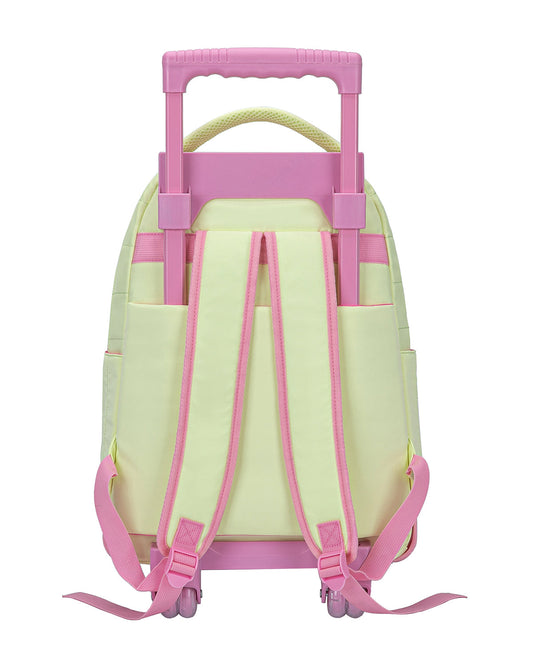 Trolley May Little Moments vista lateral com pega telescópica | may-trolley-escolar-little-moments-lollakids