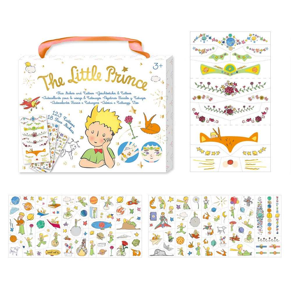 Stickers e Tatuagens Faciais O Principezinho Avenir de frente | avenir-stickers-tatuagens-faciais-principezinho-lollakids