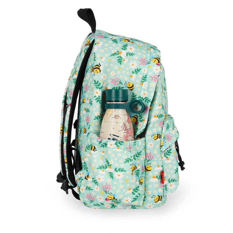 Mochila Legami My Backpack Bee - pormenor do fecho duplo | legami-mochila-bee-lollakids