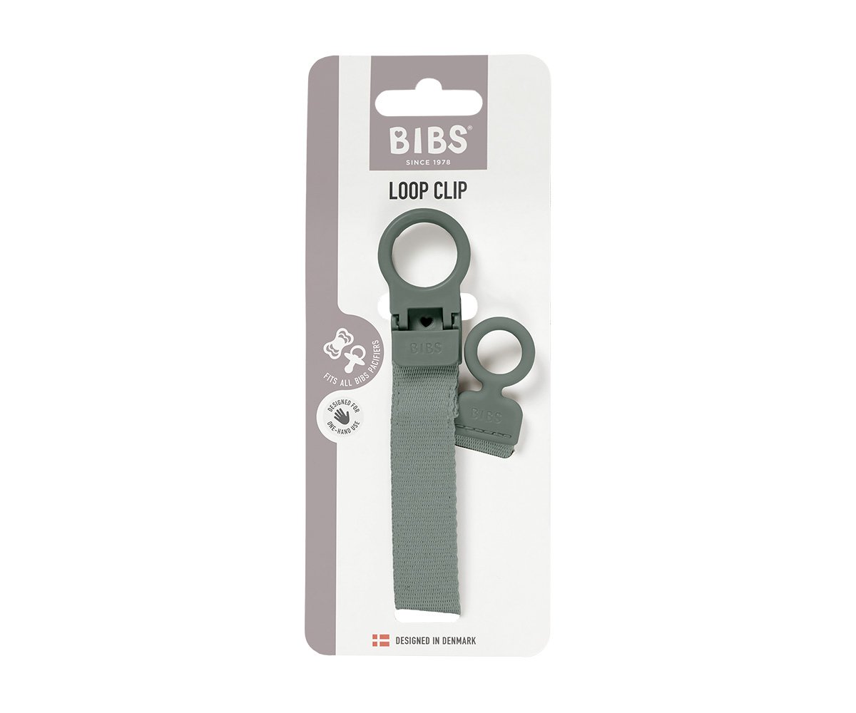 Porta-chupetas BIBS Loop Clip Pine