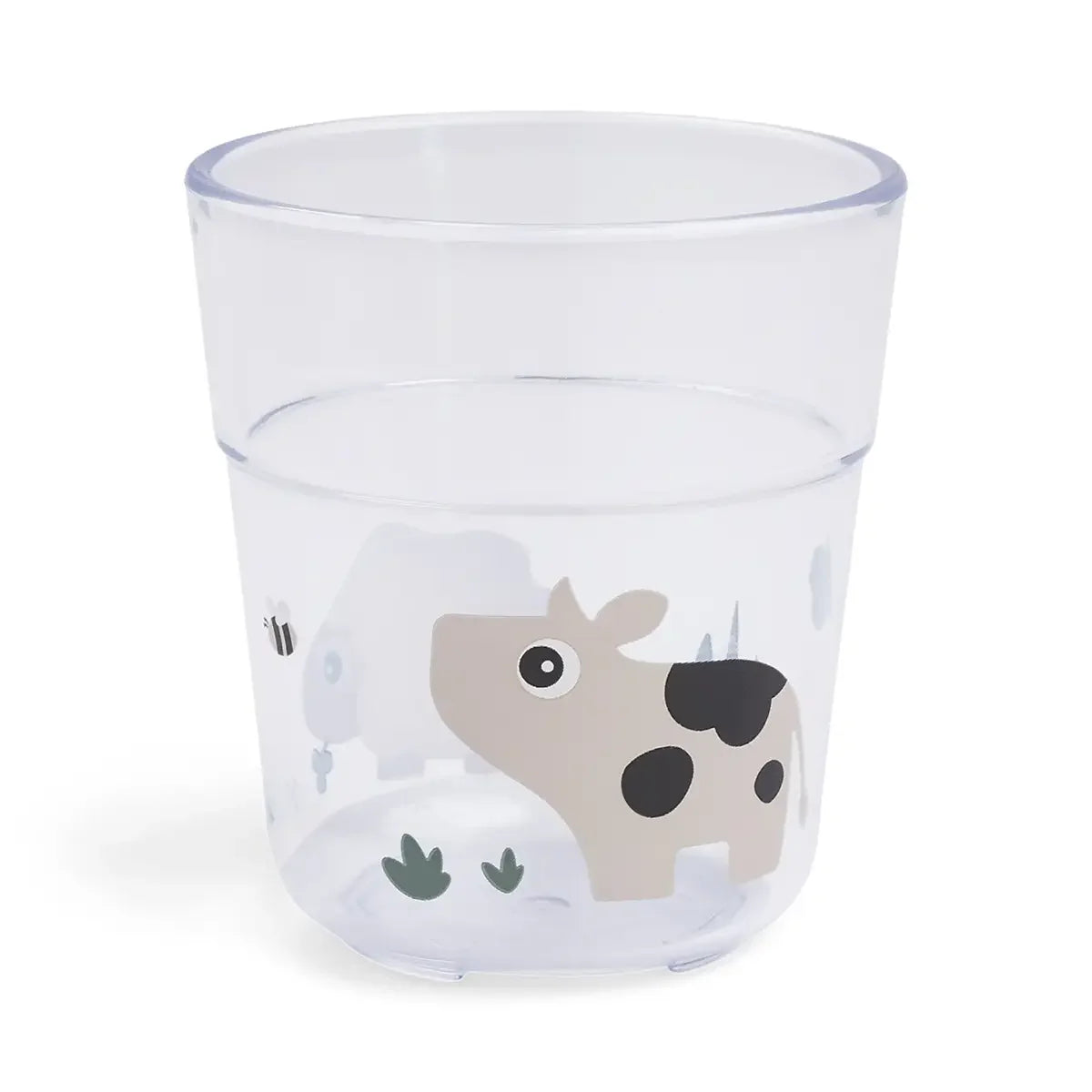 Copo Transparente Tiny Farm Sand da Done by Deer