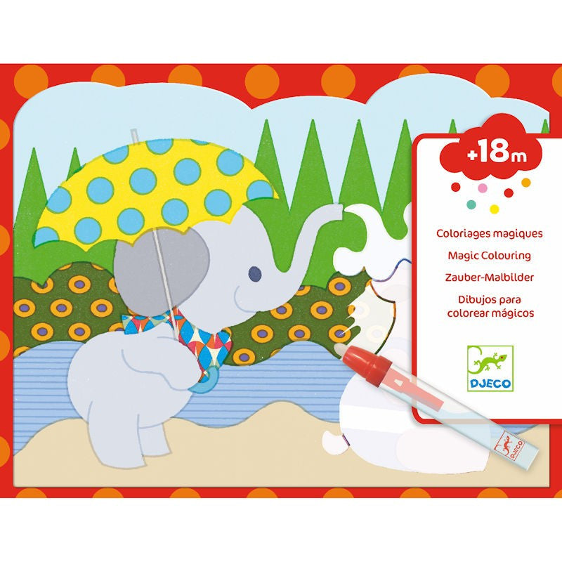 Escondido no Exterior Pintura c/ Lápis de Água da Djeco