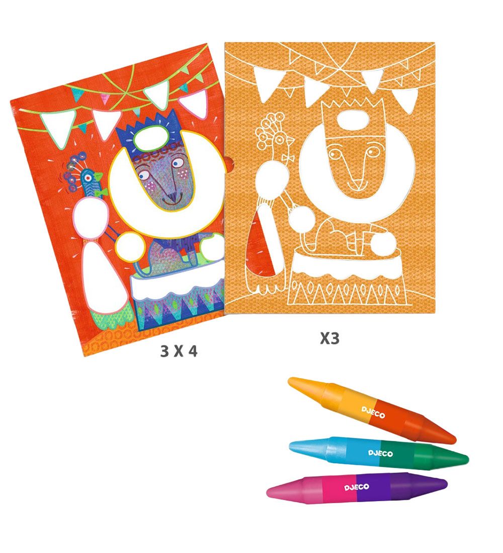 Conjunto de colorir Tightrope 18 Meses Djeco