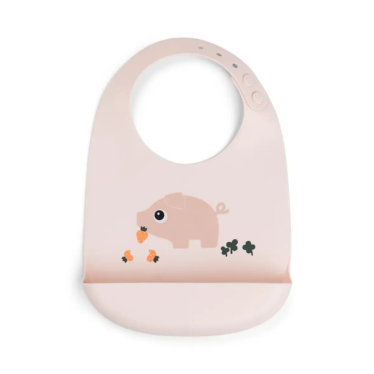 Babete de Silicone Pigee Powder Tiny Farm da Done by Deer