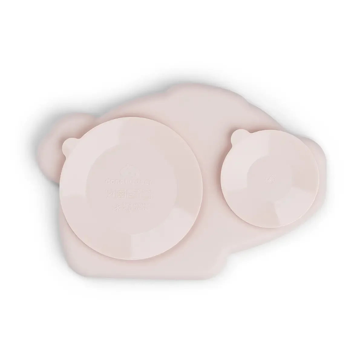 Prato Silicone com Ventosa Powder Pigee Tiny farm da Done By Deer