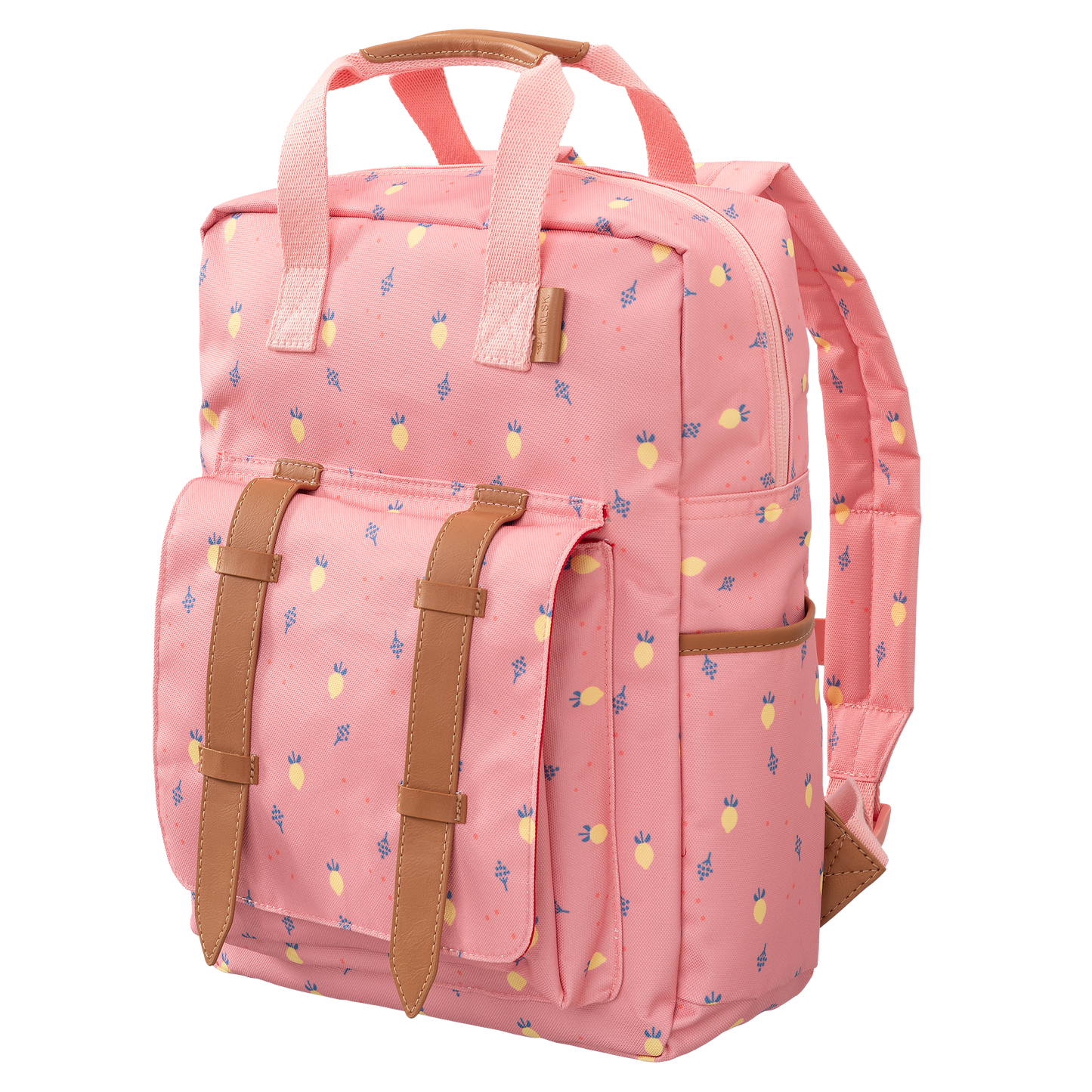 Mochila Fresk Limões sustentável em PET reciclado | Lolla Kids