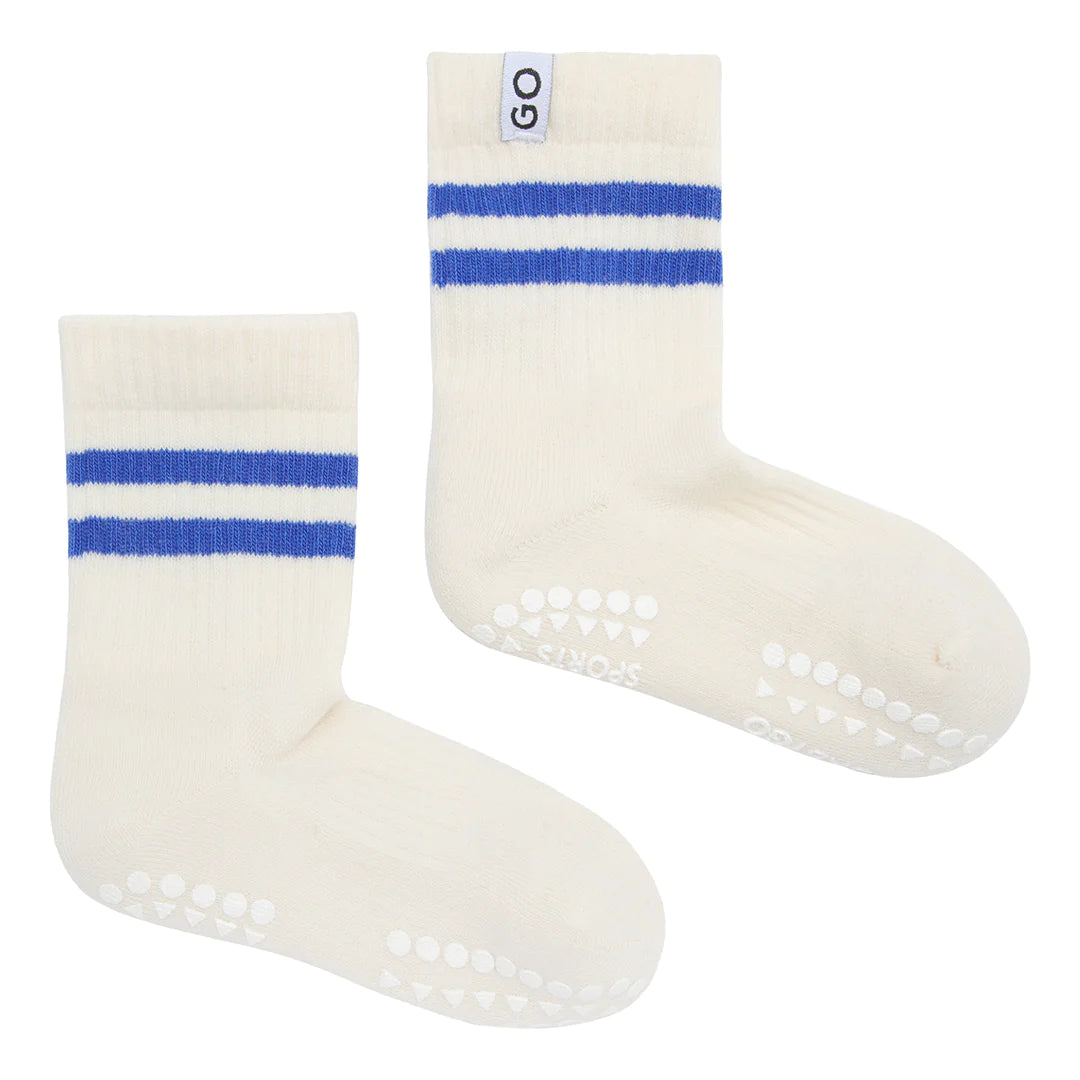 Blue Sport Non-Slip Socks