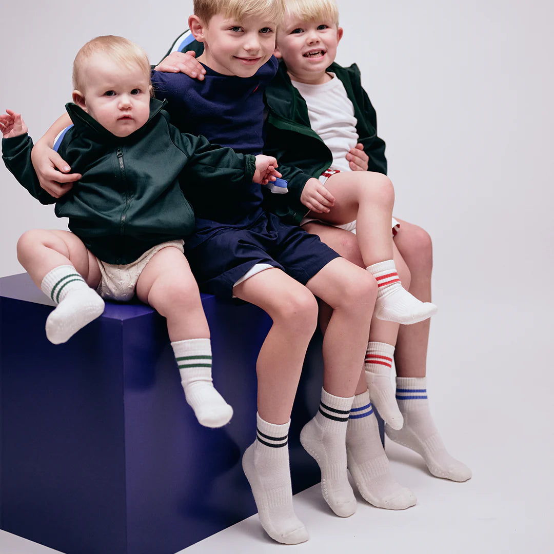 Blue Sport Non-Slip Socks