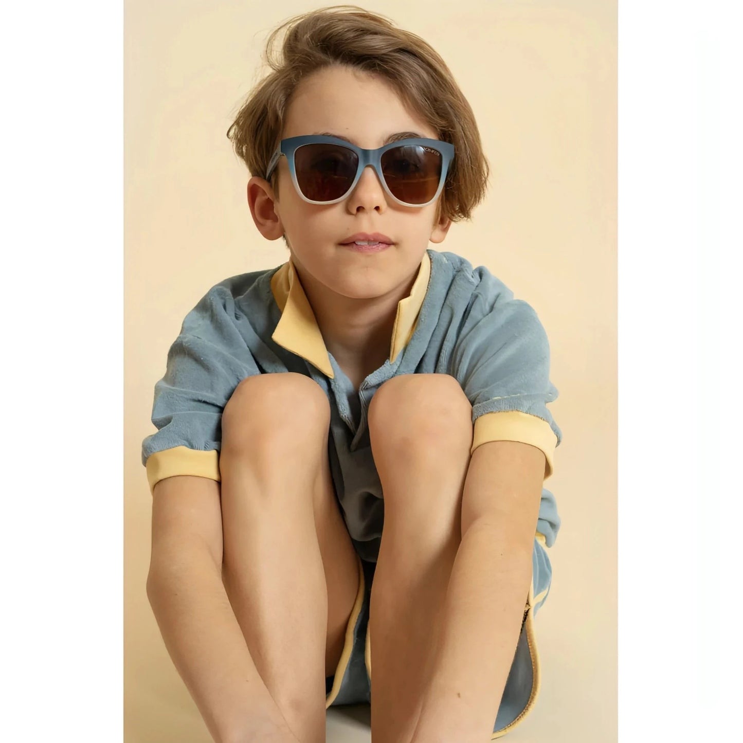 Óculos de Sol Junior ( 9-14 ) Desert Teal Ombre Polarizados Wayfarer