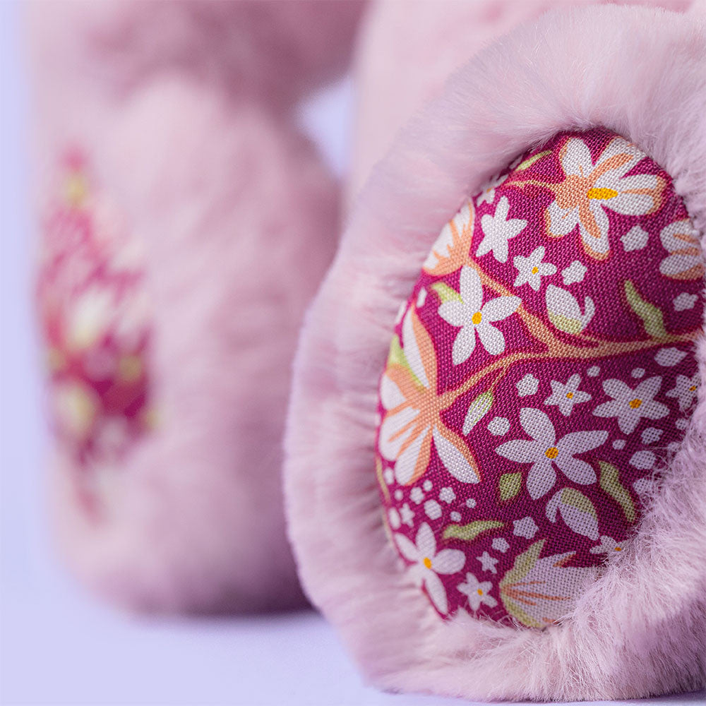 Peluche Jellycat Coelho Thistlepop Blossom Luxe de lado | jellycat-peluche-coelho-thistlepop-lollakids