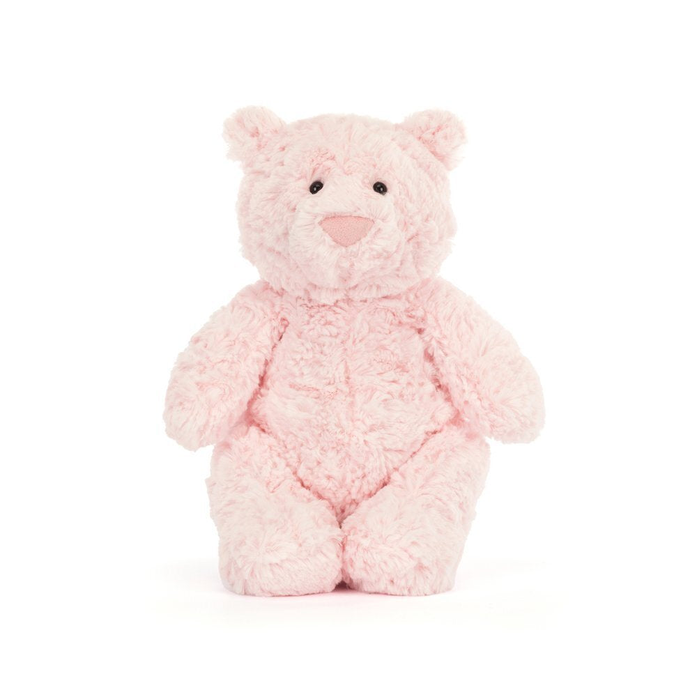 Urso de Peluche Leola Médio e da Jellycat de frente e em pé