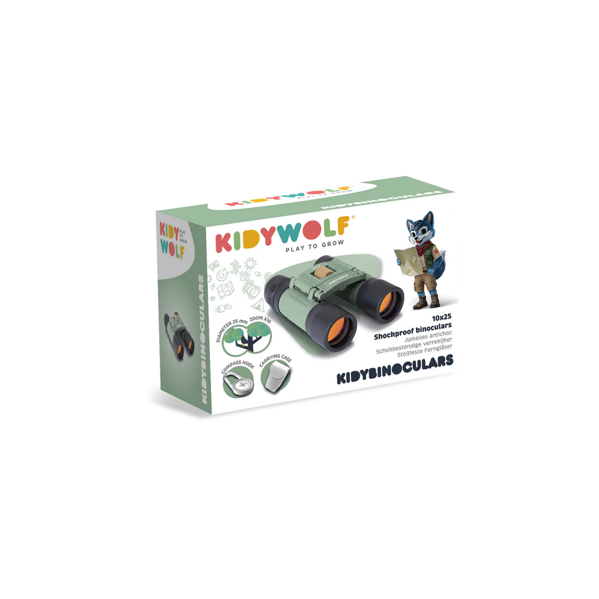 Binóculos Anti-Choque para Pequenos Exploradores da Kidywolf
