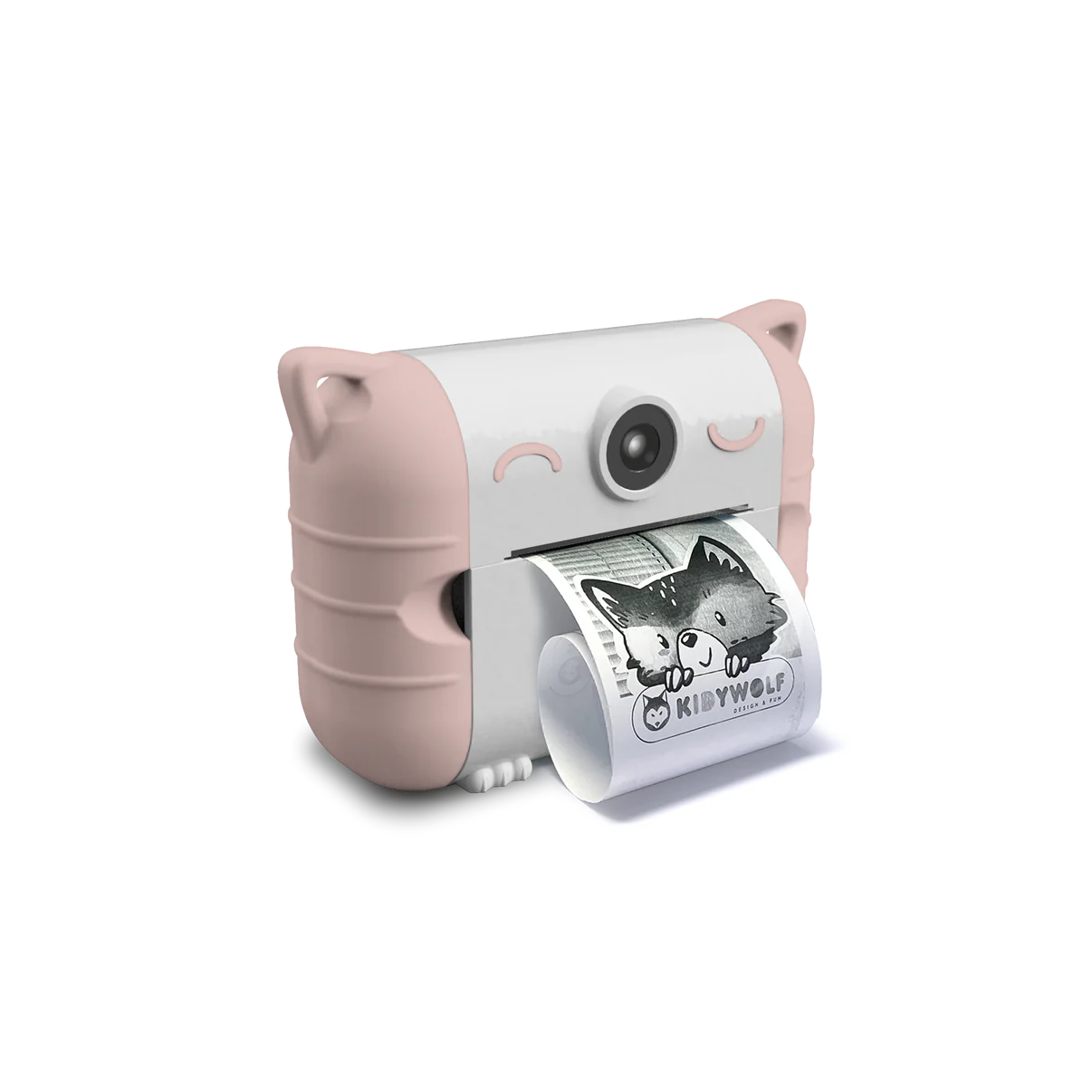 Máquina Fotográfica com Impressão Rosa da Kidywolf