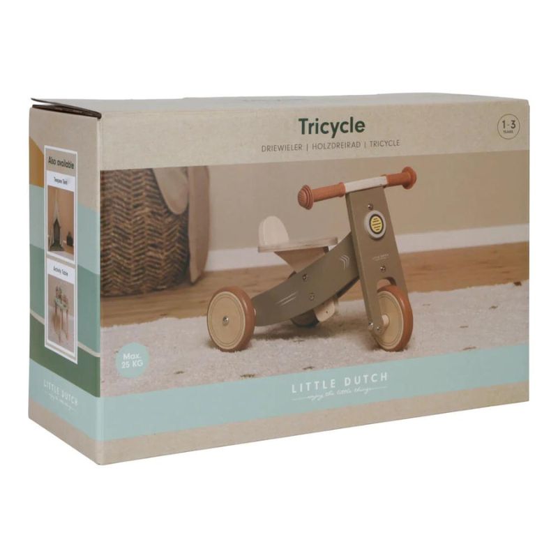 Triciclo em Madeira Olive