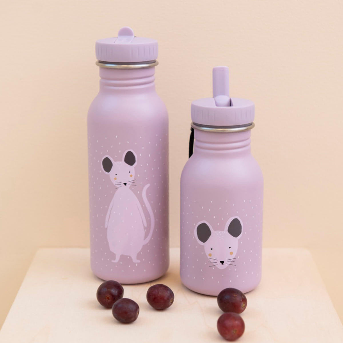 Garrafa em Aço Inoxidável 500ml Mrs. Mouse