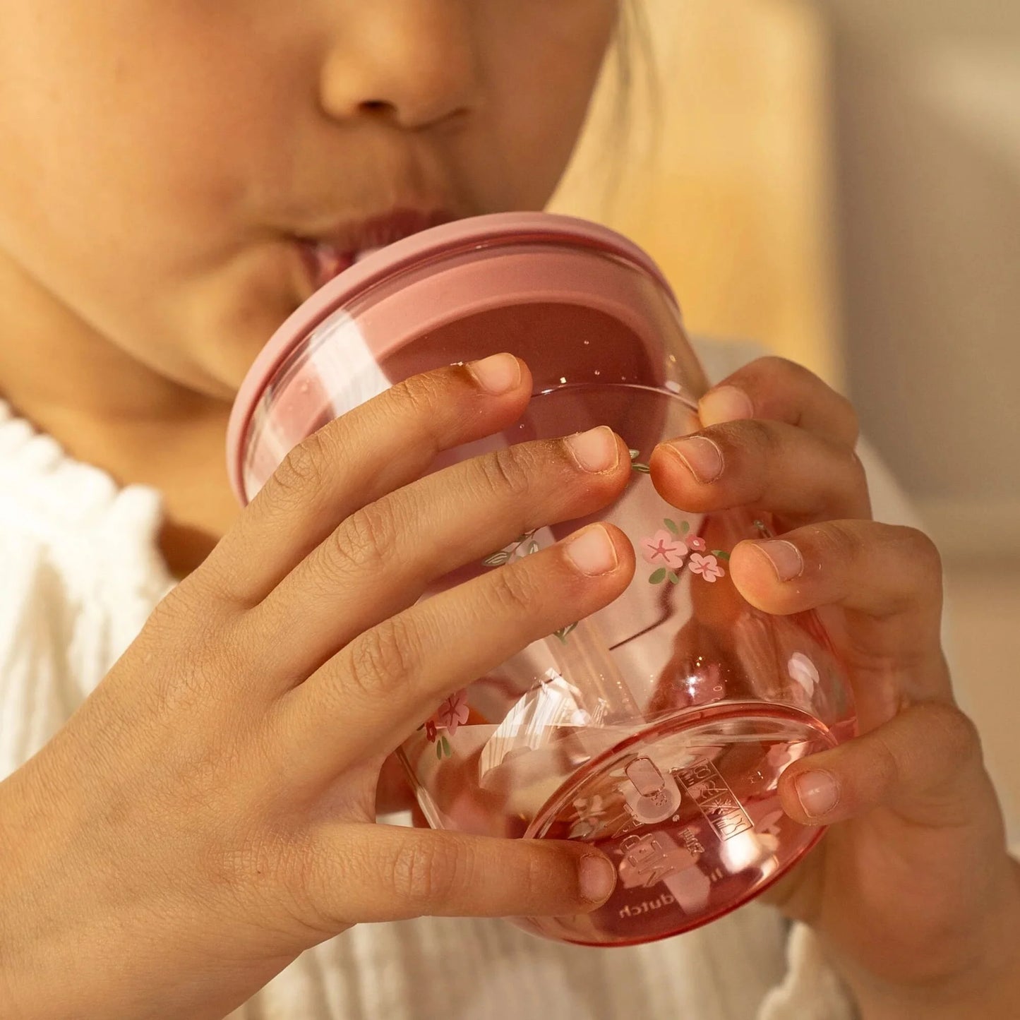 Copo Infantil Mio com Palhinha Fairy Garden 250ml da Little Dutch na Lolla Kids