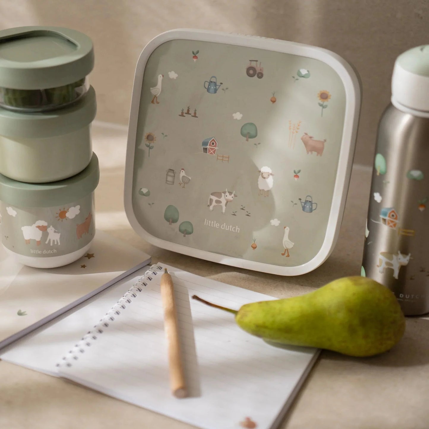 Bento Lunchbox Grande Little Farm da Little Dutch