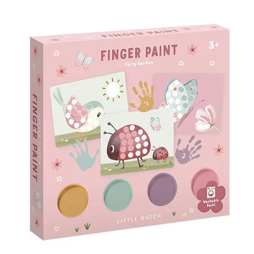 Set de Pintar com os Dedos Fairy Garden da Little Dutch