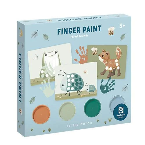 Set de Pintar com os Dedos Forest Friends da Little Dutch