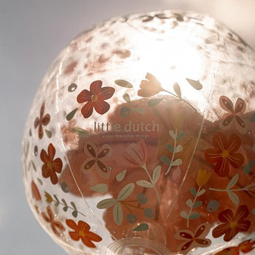 Bola de Praia 3D Ocean Pink Flowers da little Dutch