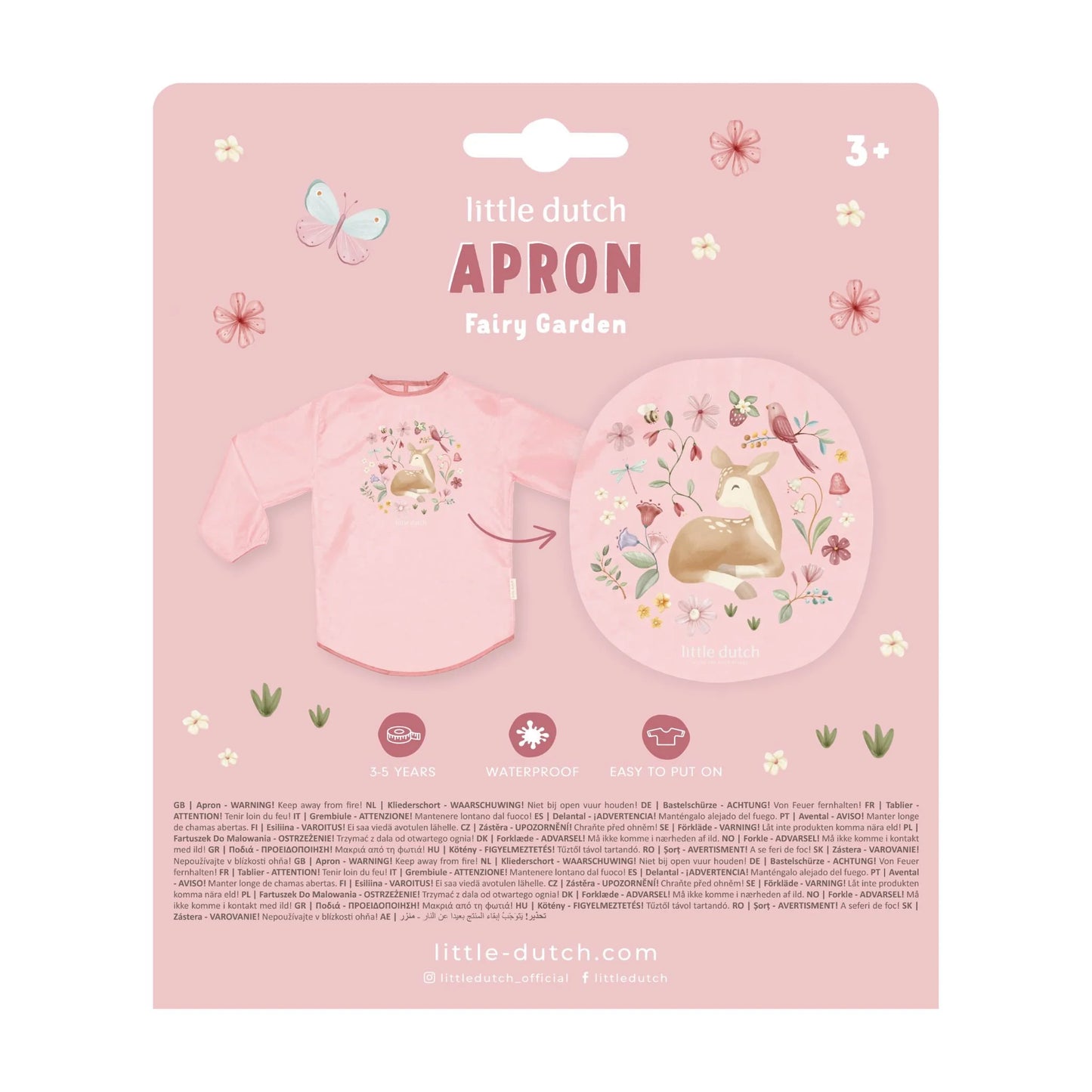 Bib de Pinturas da Little Dutch - Fairy Garden