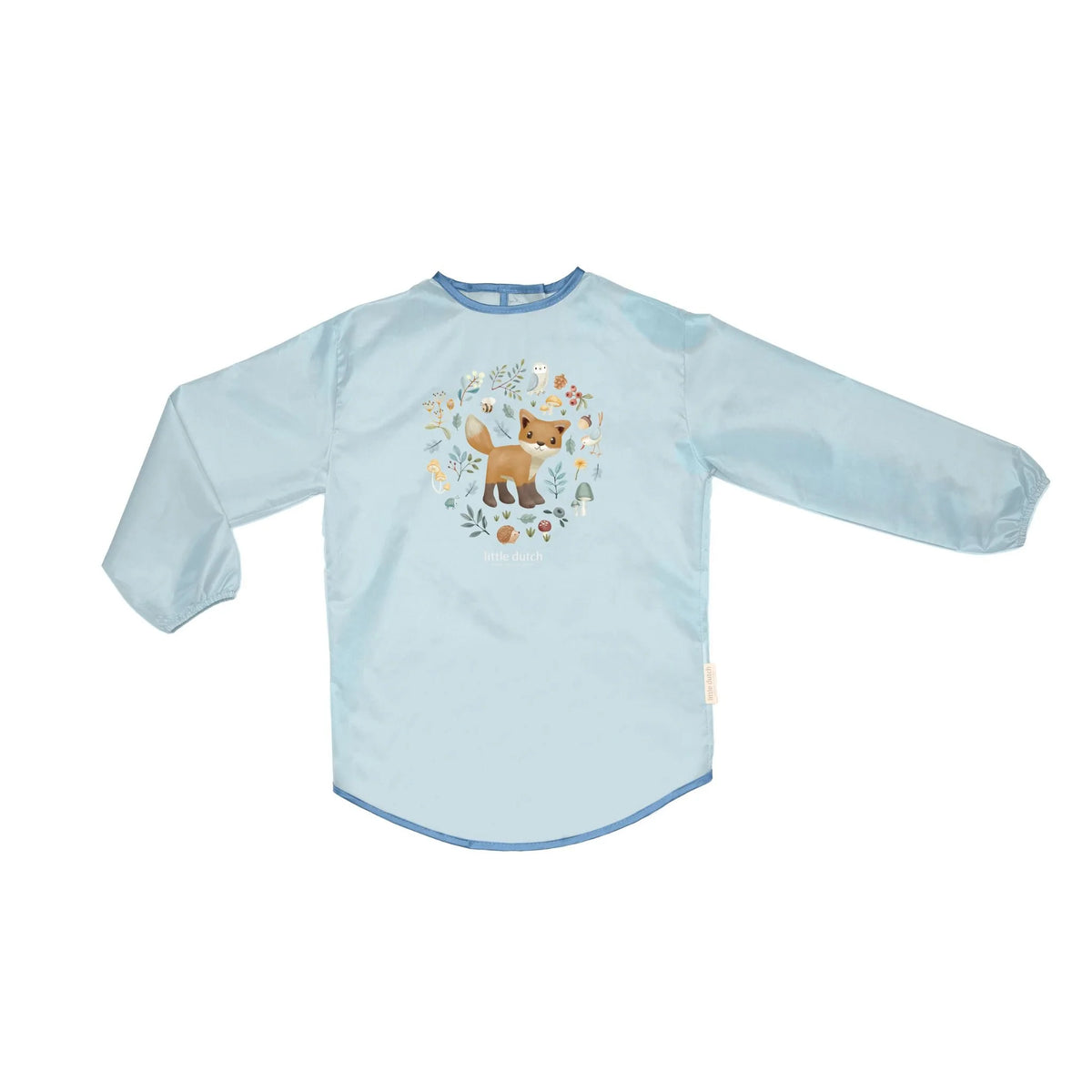 Bibe para Pinturas Forest Friends Little Dutch de frente | little-dutch-bibe-pinturas-forest-friends-lollakids