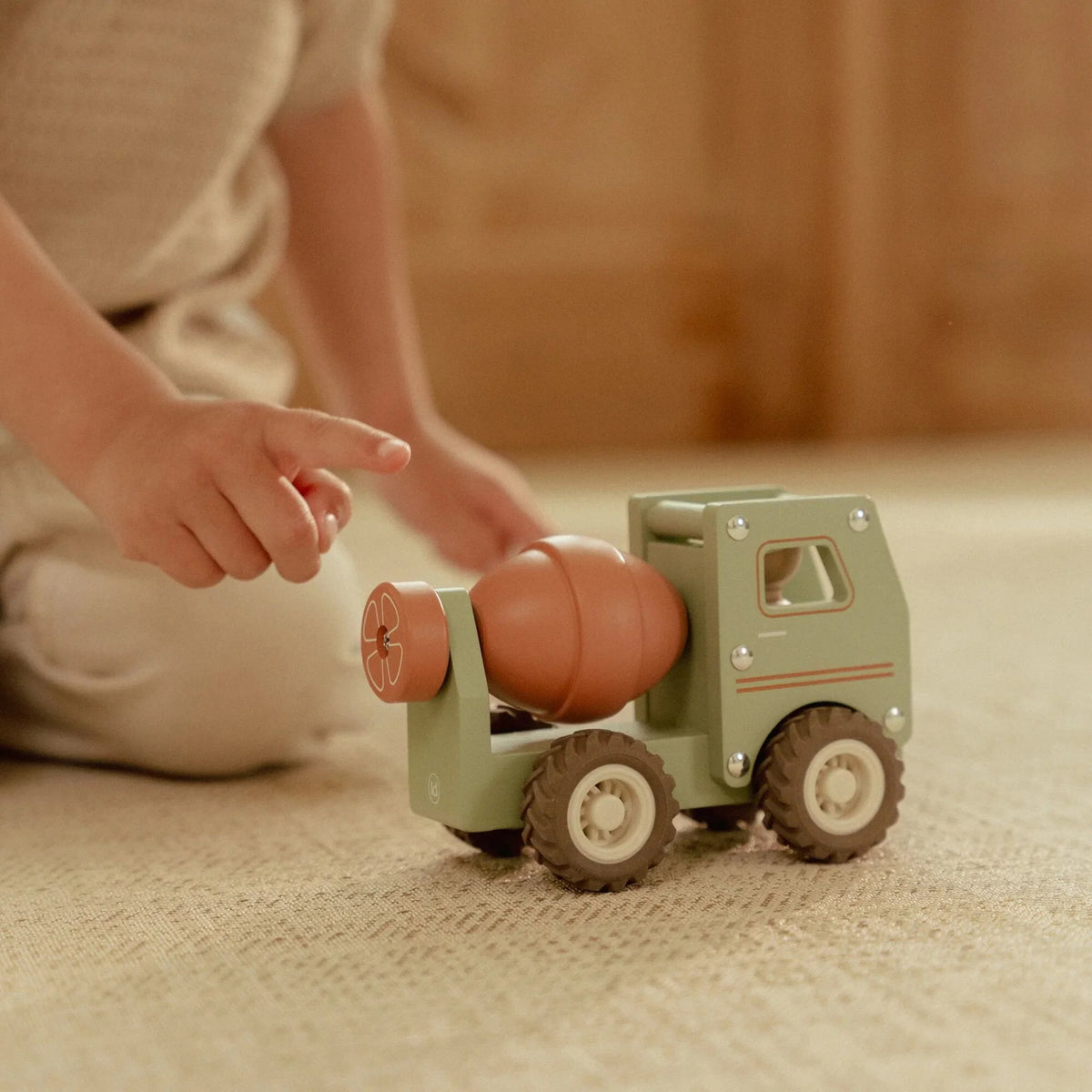 brinquedo de construção little dutch betoneira