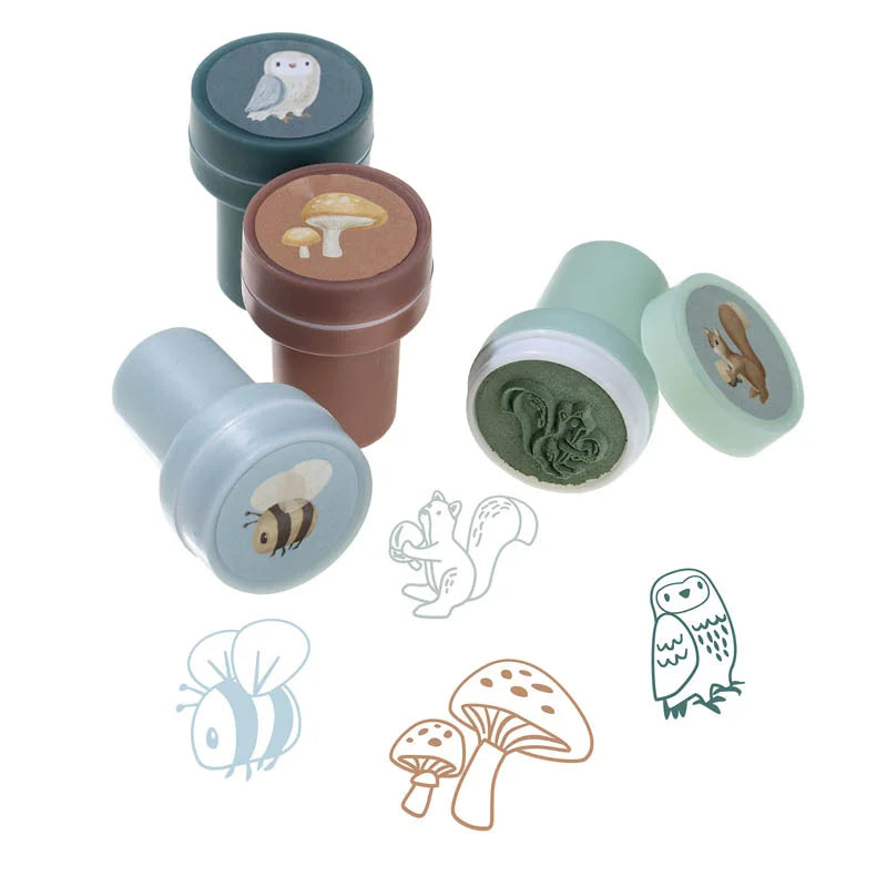 Carimbos Autotintados Forest Friends da Little dutch