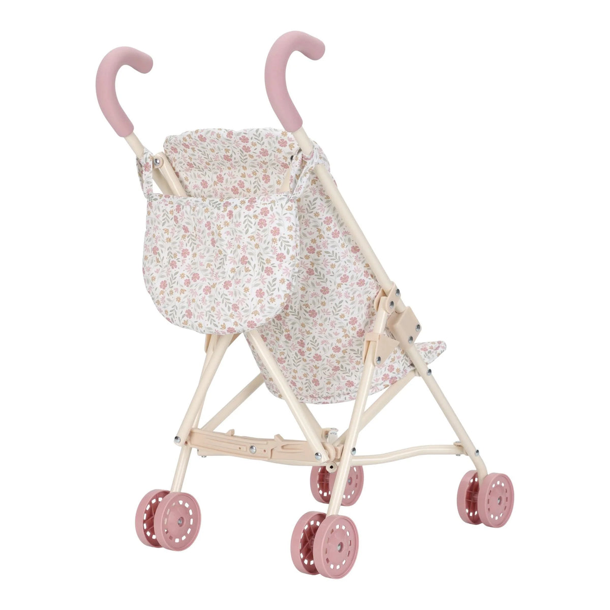 Carrinho de Passeio para Bonecas Soft Flowers Little Dutch, vista de trás | little-dutch-carrinho-passeio-bonecas-soft-flowers-lollakids