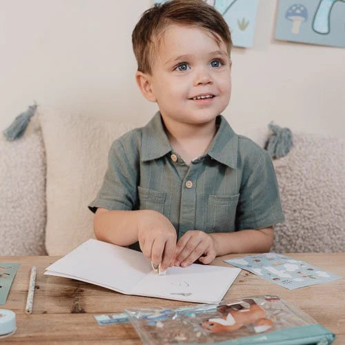 Estojo com Estacionário Forest Friends da Little Dutch