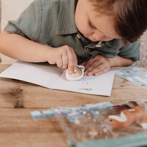 Estojo com Estacionário Forest Friends da Little Dutch