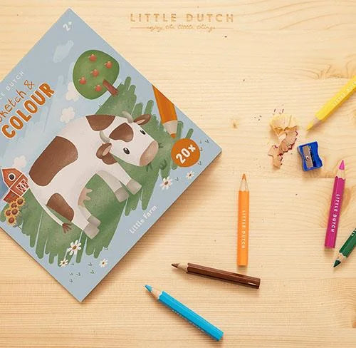 Livro de Colorir Entre Linhas | Little Farm