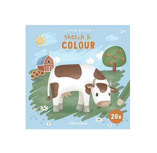 Livro de Colorir Entre Linhas | Little Farm