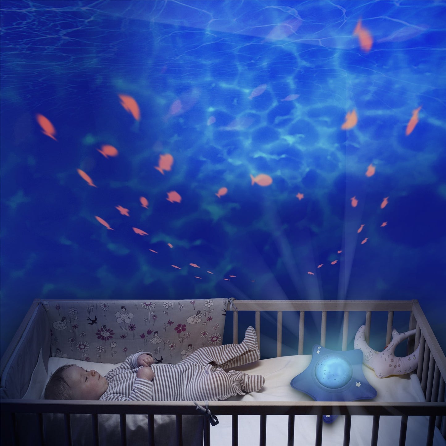 Blue Star Plush Ceiling Projector