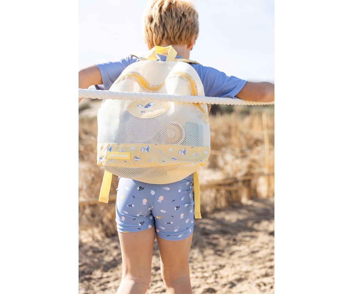 Mochila Monneka em Rede de Praia Crab Coral