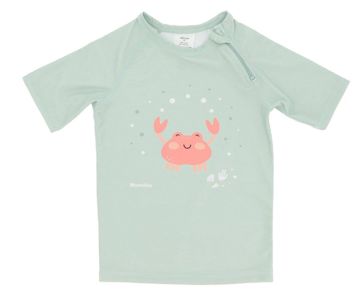 Tshirt com Protecção Solar Crab Sage da Monneka Kids