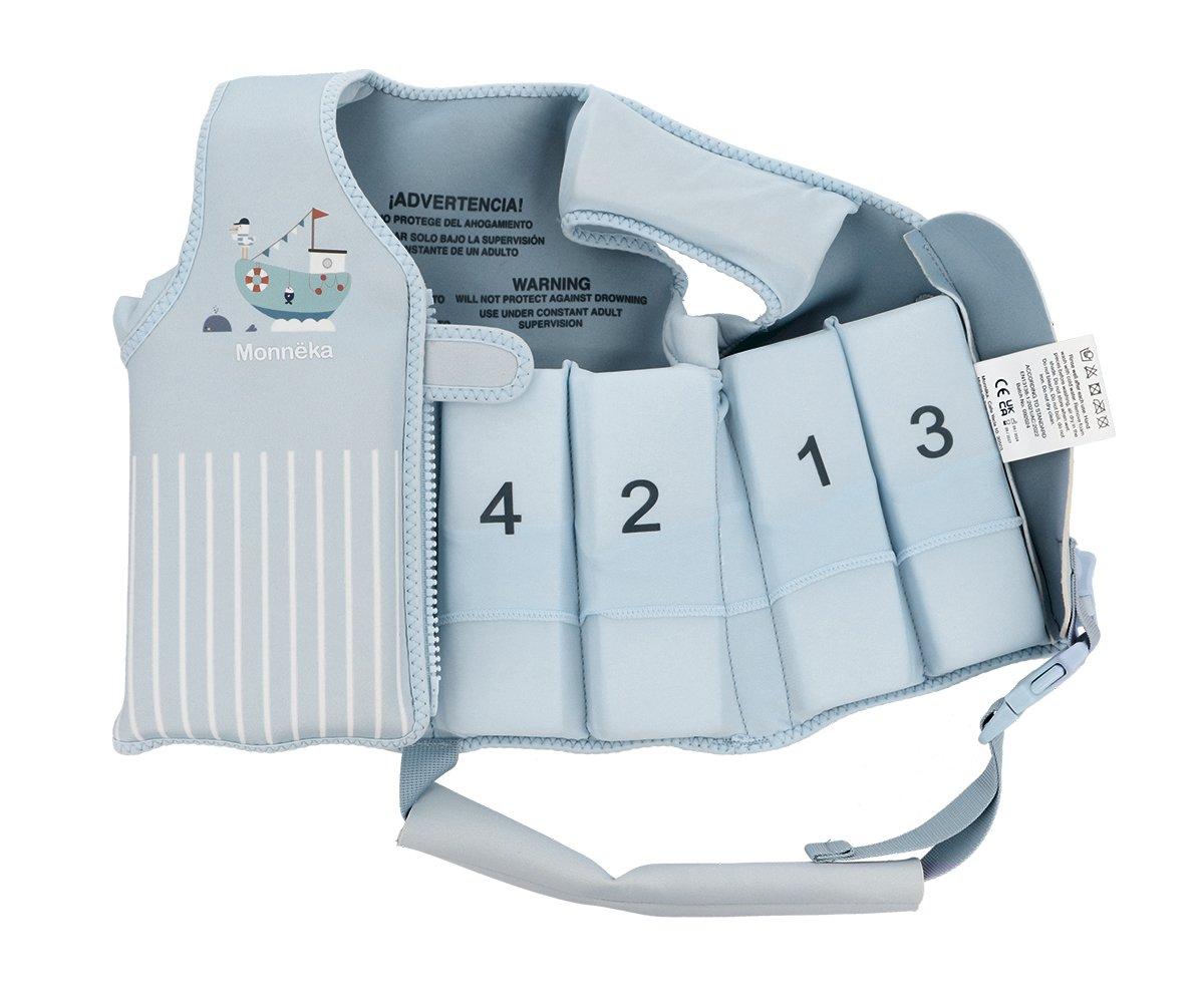 Colete Flutuador de Aprendizagem Fishing Boat da Monneka Kids