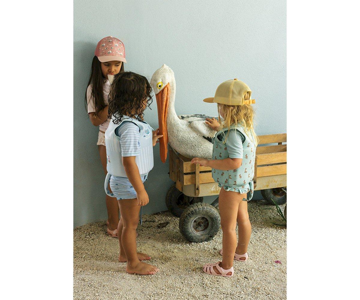 Colete Flutuador de Aprendizagem Fishing Boat da Monneka Kids